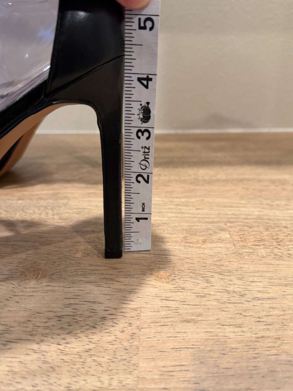 Nine West Black Pointed Toe T-Strap Heeled Sandals Size 9.5 - Picture 11 of 11